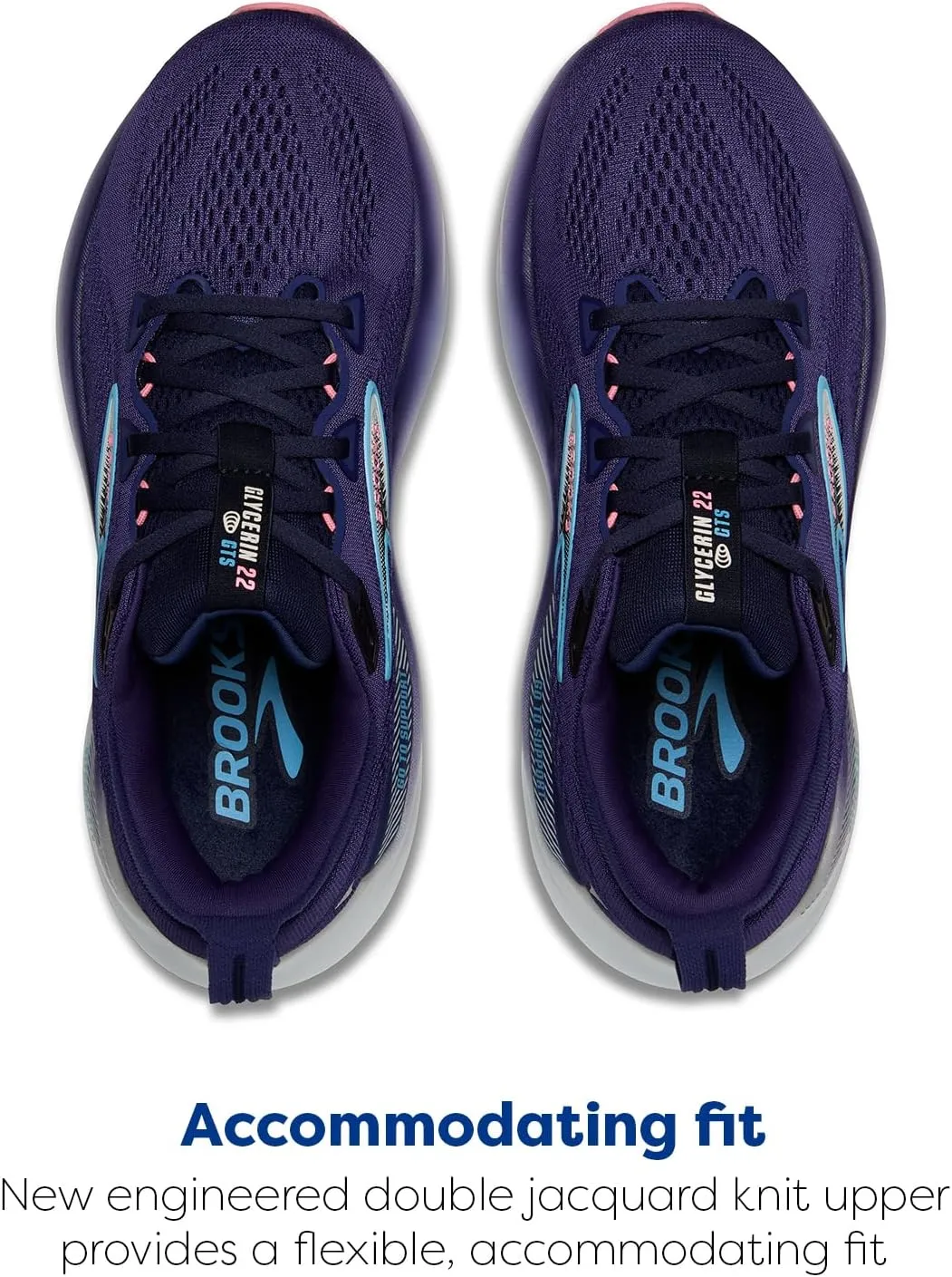 Brooks Womens Glycerin GTS 22 Supportive Running Shoe