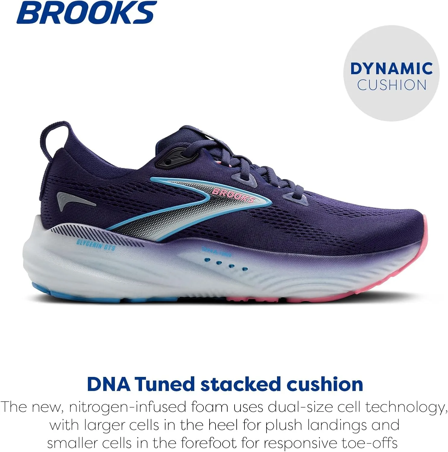 Brooks Womens Glycerin GTS 22 Supportive Running Shoe