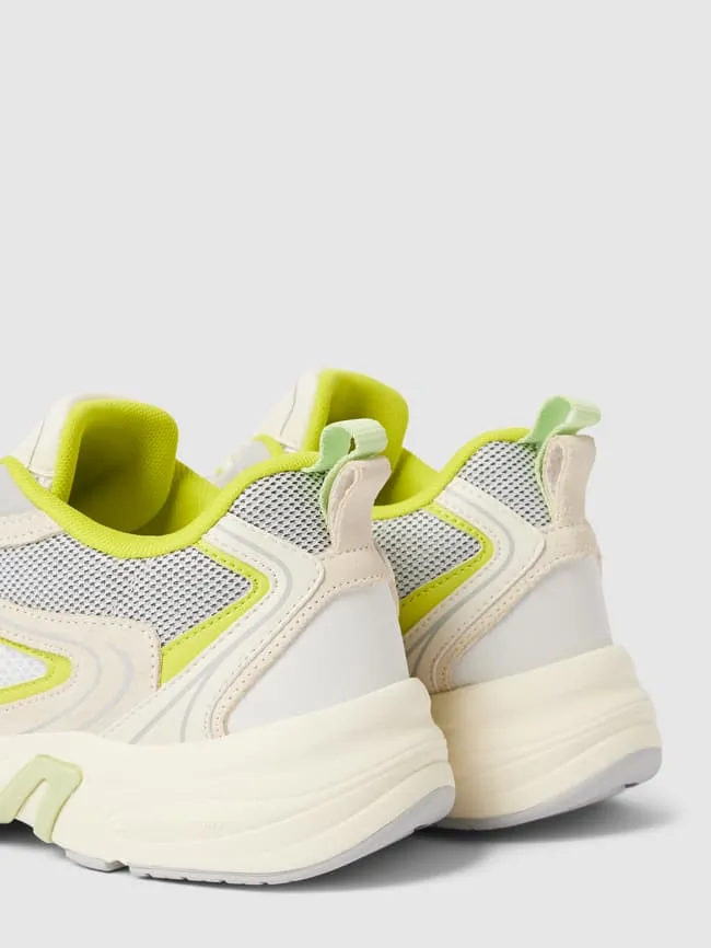 Chunky sneakers with label, RETRO TENNIS Calvin Klein Jeans, yellow