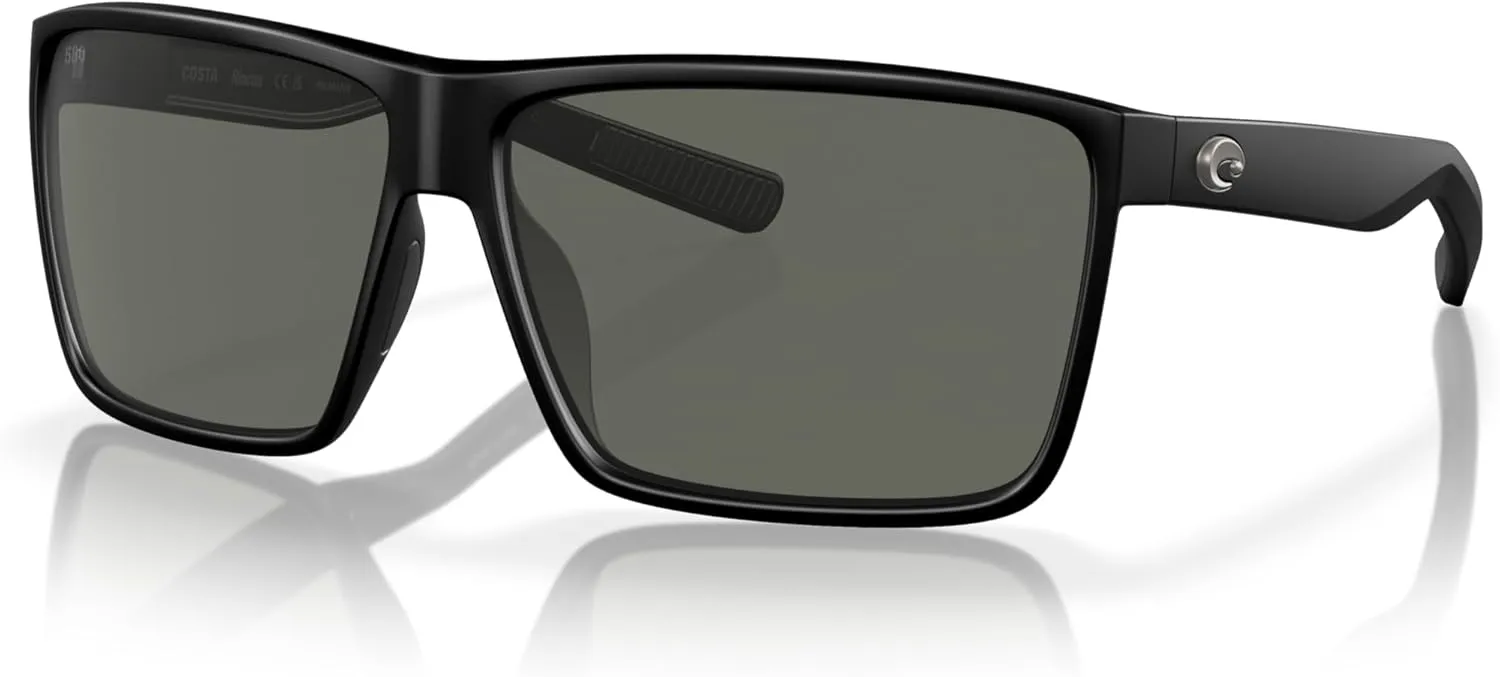 Costa Del Mar Men's Rincon Fishing and Watersports Rectangular Sunglasses