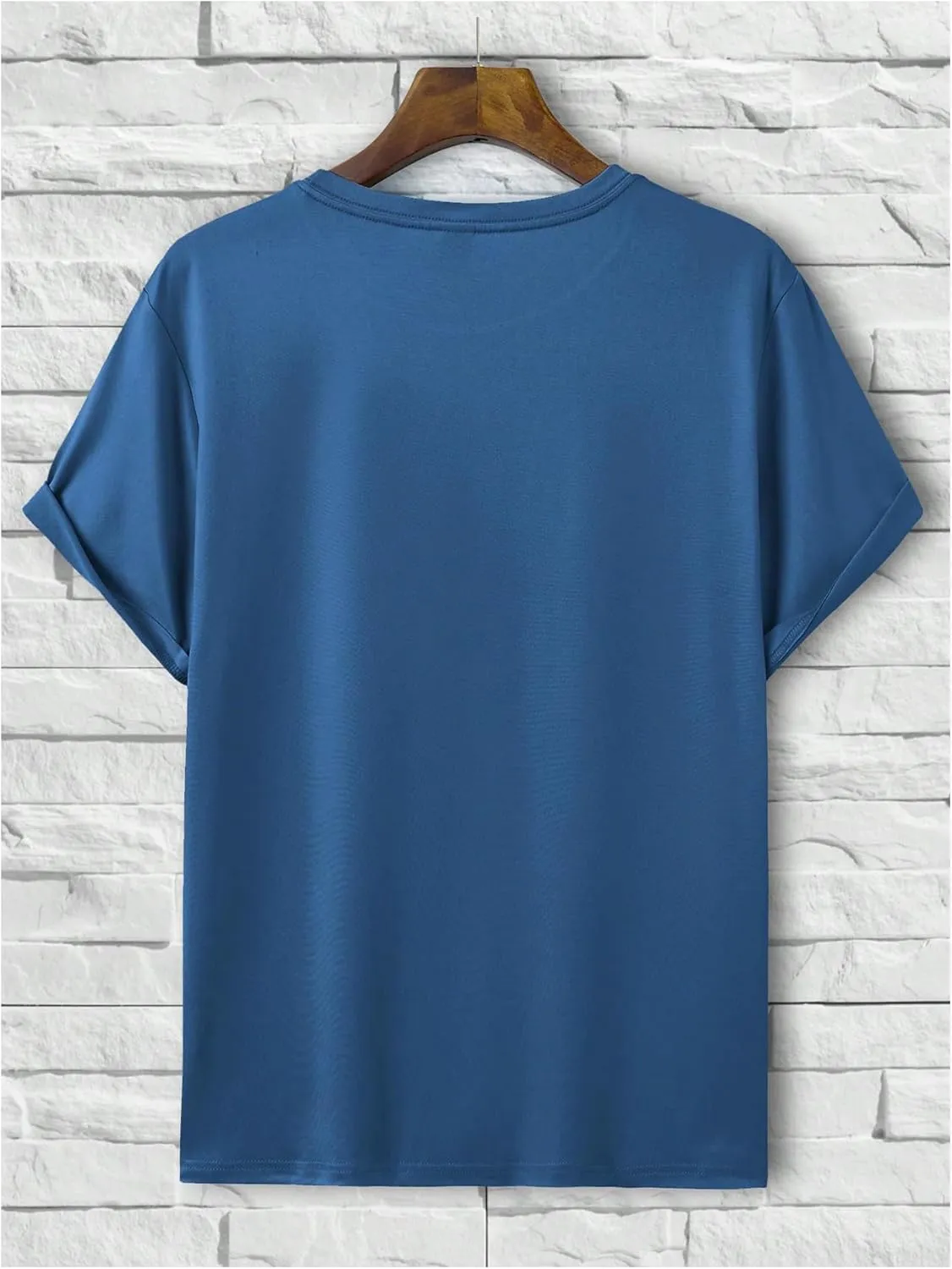 Floerns Men's Cross Print Short Sleeve T Shirt Crewneck Tee Shirts