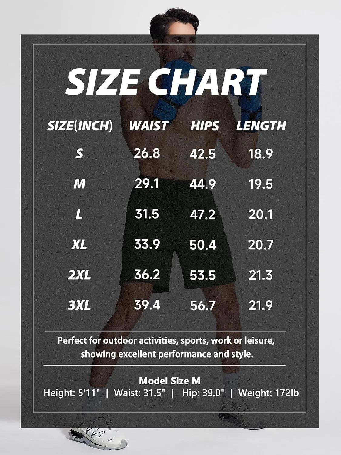 Mens Athletic Workout Gym Shorts 7 Inch Inseam Running Sweat Sport Shorts for Men with Zipper Pockets