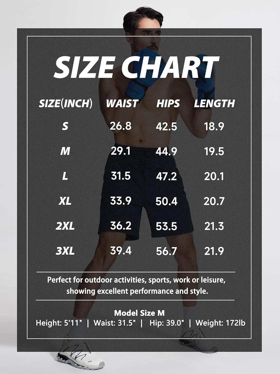 Mens Athletic Workout Gym Shorts 7 Inch Inseam Running Sweat Sport Shorts for Men with Zipper Pockets