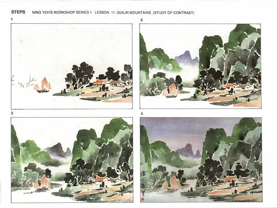 Workshop Series Instructional Booklets by Ning Yeh: Mountain